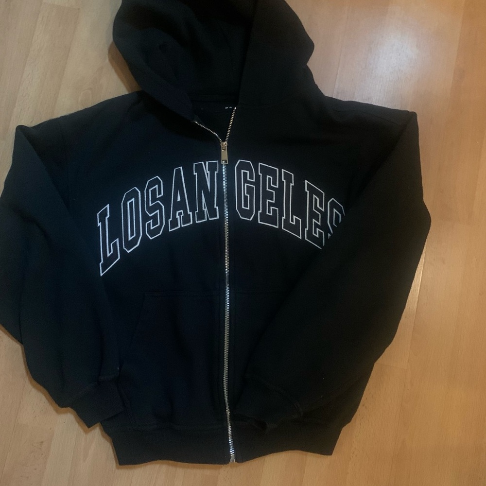 SOLD PacSun Zip up Black Hoodie